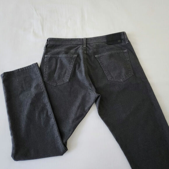 AG Adriano Goldschmied Jeans Mens 34x34 The Everette 5-Pocket Dark Gray.